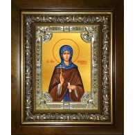 Икона освященная "Василисса Египетская преподобномученица",в киоте 24x30 см, купить по низкой цене фото