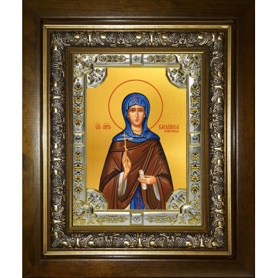 Икона освященная "Василисса Египетская преподобномученица",в киоте 24x30 см, купить по низкой цене фото