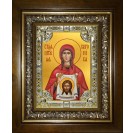 Икона освященная "Вероника праведная ",в киоте 24x30 см