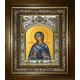 Икона освященная "Евгения Римская великомученица" в киоте 20x24 см