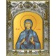 Икона освященная "Евгения римская великомученица", 14x18 см