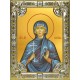 Икона освященная "Евгения Римская великомученица", 18x24 см, со стразами