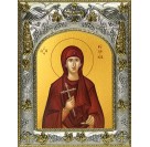 Икона освященная "Евдокия Илиопольская преподобномученица", 14x18 см