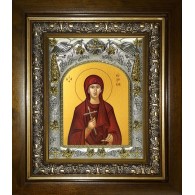 Икона освященная "Евдокия Илиопольская преподобномученица",в киоте 20x24 см фото