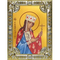 Икона освященная "Екатерина великомученица", 18x24 см, со стразами фото