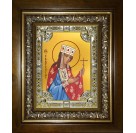 Икона освященная "Екатерина великомученица", в киоте 24x30 см