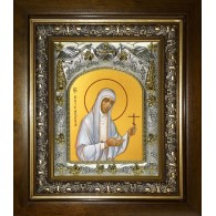Икона освященная "Елизавета, Елисавета преподобномученица, великая княгиня",в киоте 20x24 см фото