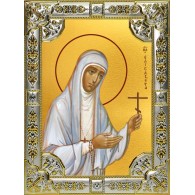 Икона освященная "Елизавета ,Елисавета преподобномученица, великая княгиня", 18x24 см, со стразами фото