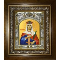 Икона освященная "Ирина великомученица", в киоте 20x24 см фото