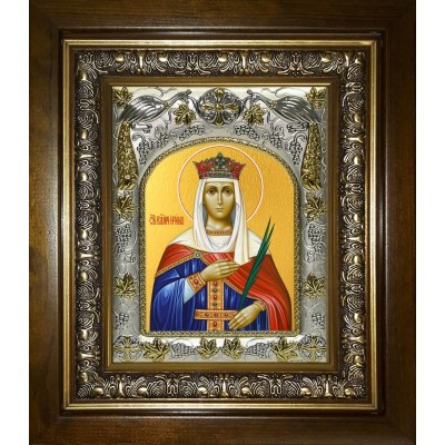 Икона освященная "Ирина великомученица", в киоте 20x24 см фото