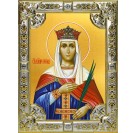 Икона освященная "Ирина  великомученица",  18x24 см, со стразами