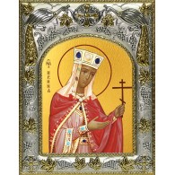 Икона освященная "Ирина великомученица", 14x18 см фото