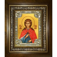 Икона освященная "Юлия (Иулия) мученица", в киоте 24x30 см фото