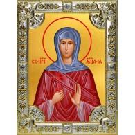 Икона освященная "Ия мученица", 18x24 см, со стразами фото