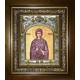 Икона освященная "Ксения Миласская ,преподобная", в киоте 20x24 см