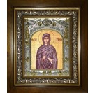 Икона освященная "Ксения Миласская ,преподобная", в киоте 20x24 см