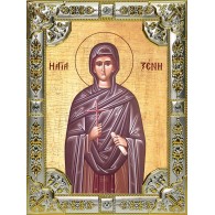Икона освященная "Ксения Миласская ,преподобная", 18x24 см, со стразами фото