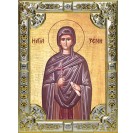 Икона освященная "Ксения Миласская ,преподобная", 18x24 см, со стразами