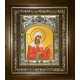 Икона освященная "Лариса Готфская ,мученица", в киоте 20x24 см