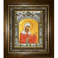 Икона освященная "Лариса Готфская ,мученица", в киоте 20x24 см фото