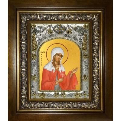 Икона освященная "Лариса Готфская ,мученица", в киоте 20x24 см фото