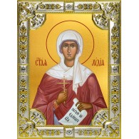 Икона освященная "Лидия мученица", 18x24 см, со стразами фото