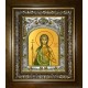 Икона освященная "Мария Египетская, преподобная", в киоте 20x24 см