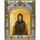 Икона освященная "Мария Хиданская, блаженная", 14x18 см