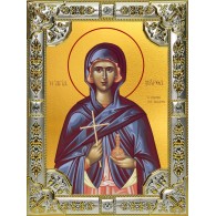 Икона освященная "Марфа Вифанская праведная,мироносица", 18x24 см, со стразами фото