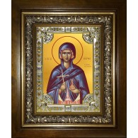 Икона освященная "Марфа Вифанская праведная,мироносица", в киоте 24x30 см фото