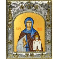 Икона освященная "Ангелина Сербская Блаженная", 14x18 см фото