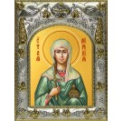 Икона освященная "Миропия Хиосская мученица", 14x18 см