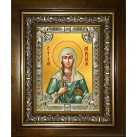 Икона освященная "Миропия Хиосская мученица", в киоте 24x30 см фото