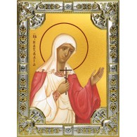 Икона освященная "Наталья, Наталия Никомидийская мученица", 18x24 см, со стразами фото