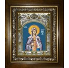 Икона освященная "Олимпиада Константинопольская диаконисса", в киоте 20x24 см