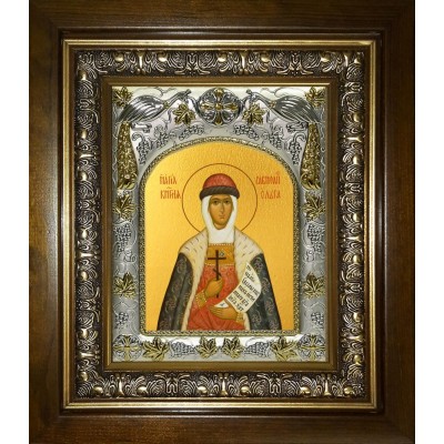 Икона освященная "Ольга равноапостольная великая княгиня", в киоте 20x24 см фото