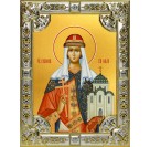 Икона освященная "Ольга равноапостольная великая княгиня", 18x24 см, со стразами
