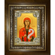 Икона освященная "Параскева Пятница мученица", в киоте 24x30 см фото