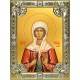 Икона освященная "Стефанида мученица", 18x24 см, со стразами