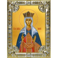 Икона освященная "Тамара благоверная царица", 18x24 см, со стразами фото