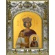 Икона освященная "Феодора Цареградская преподобная", 14x18 см