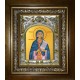 Икона освященная "Евфимия Всехвальная великомученица",в киоте 20x24 см