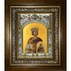 Икона освященная "Феодора Цареградская преподобная", в киоте 20x24 см