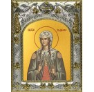 Икона освященная "Фотина (Светлана) Самаряныня, Римская, мученица", 14x18 см