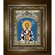 Икона освященная "Августин блаженный", в киоте 20x24 см