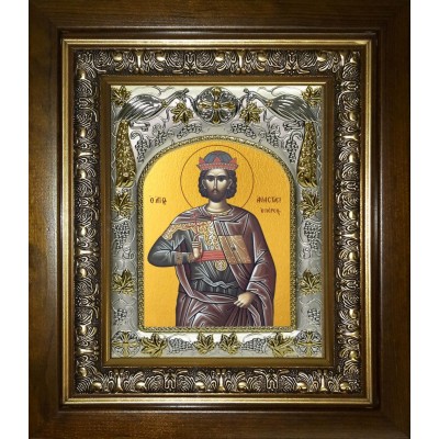 Икона освященная "Анастасий Персиянин, преподобномученик", в киоте 20x24 см фото