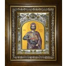 Икона освященная "Анастасий Персиянин, преподобномученик", в киоте 20x24 см