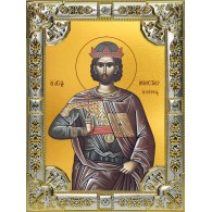Икона освященная "Анастасий Персиянин, преподобномученик", 18x24 см, со стразами фото