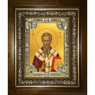 Икона освященная "Андрей Архиепископ Критский святитель", в киоте 24x30 см фото