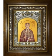 Икона освященная "Афанасий Афонский преподобный", в киоте 20x24 см фото